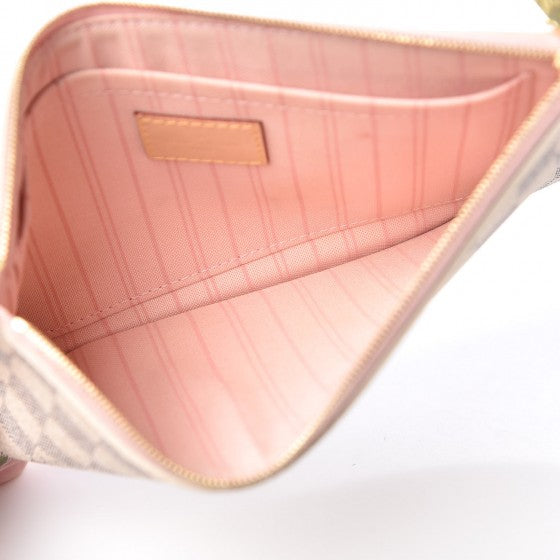 Louis Vuitton Damier Azur Neo Neverfull MM Rose Ballerine 7 of 20