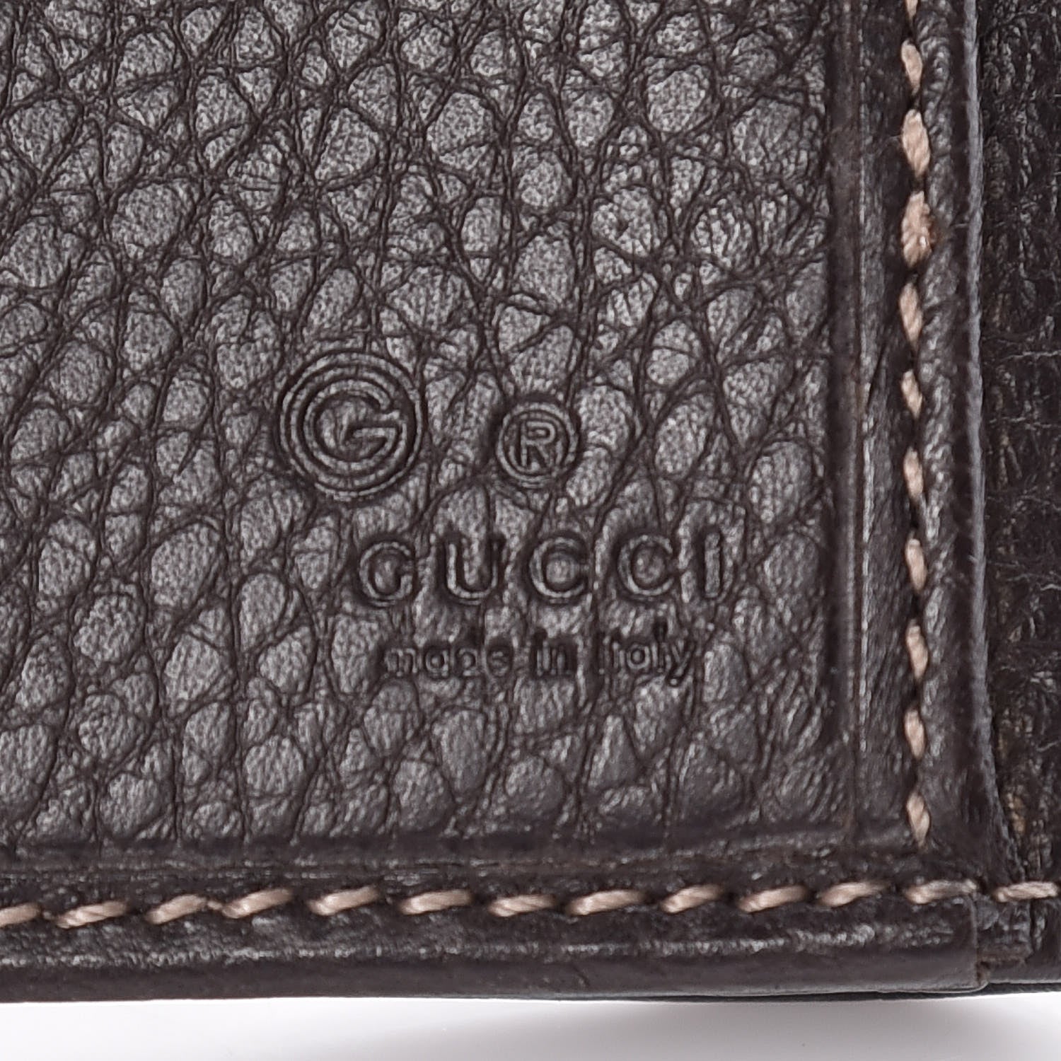 Gucci Calfskin Monogram Blondie Continental Wallet Dark Brown 7 of 9