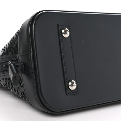 Louis Vuitton Patent Calfskin Laced Monogram Alma PM Black 13 of 14