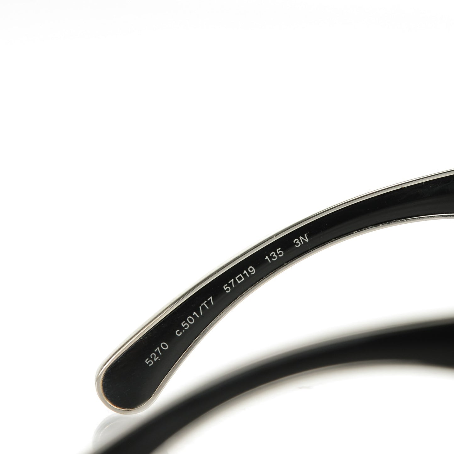 Mirrored CC Sunglasses 5270 Black Silver