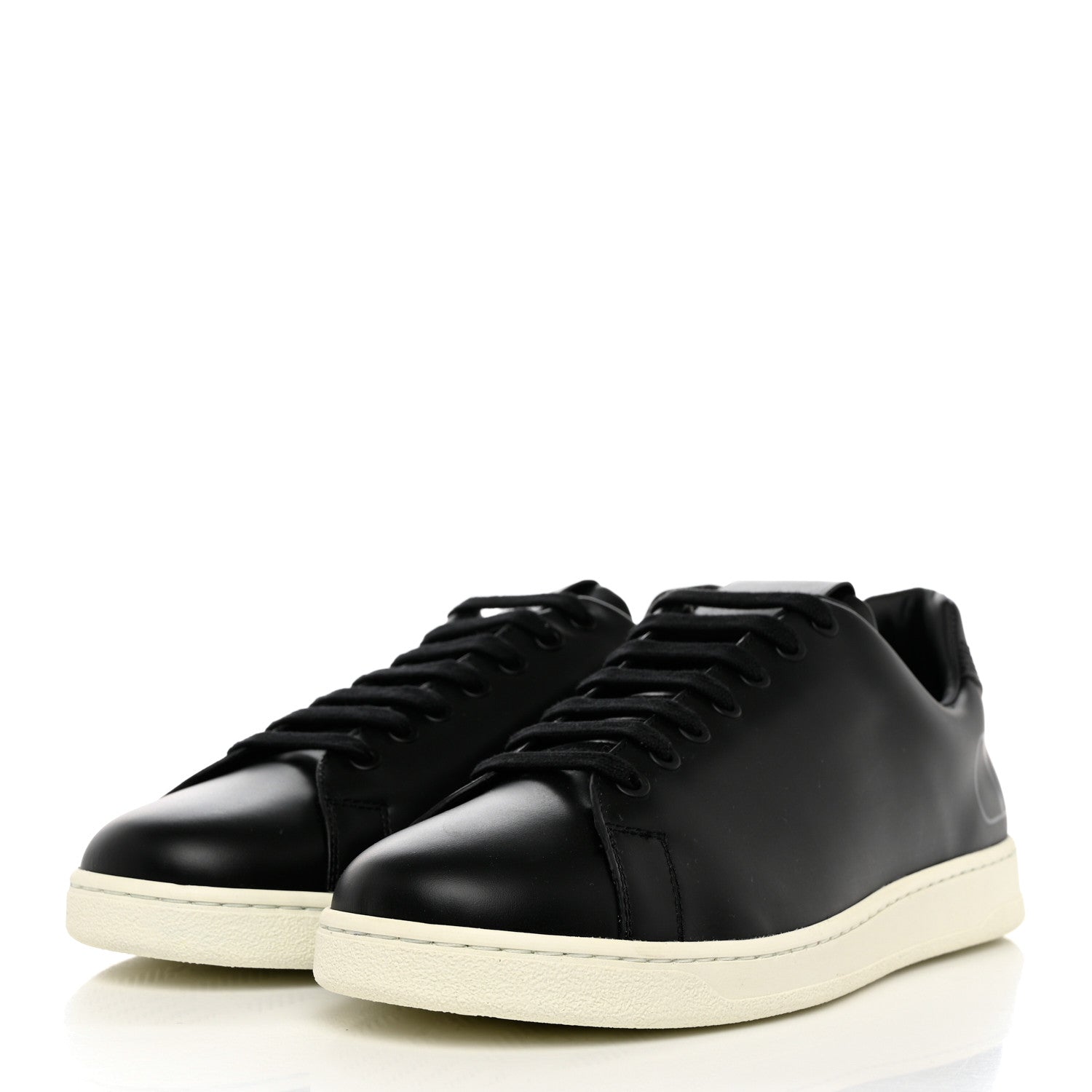 Valentino Garavani Calfskin Mens VLogo Sneakers 43 Black 3 of 9