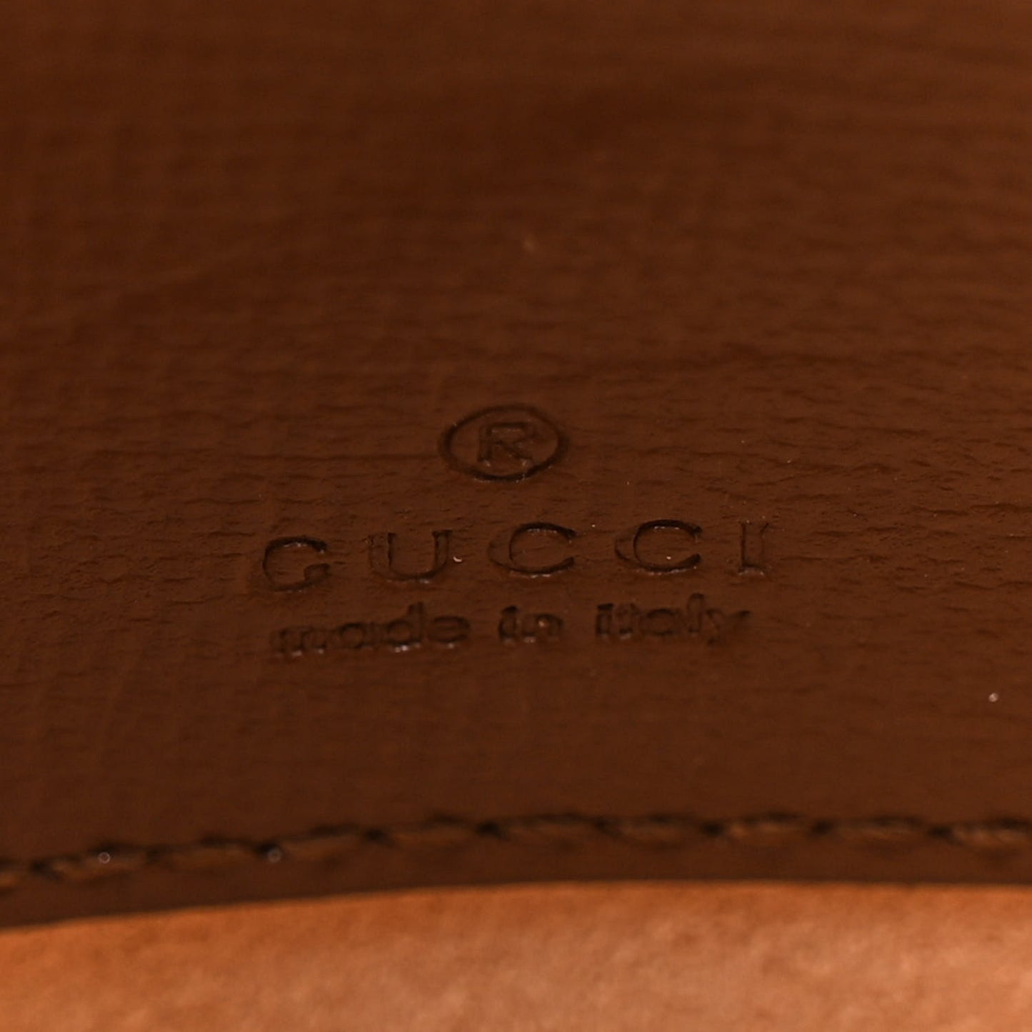 GG Supreme Monogram Azalea Calfskin Web Horsebit 1955 Wallet On Strap Beige Ebony Brown Sugar