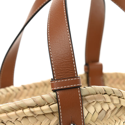 Loewe Raffia Small Basket Tote Bag Natural Tan 13 of 13