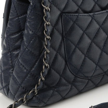 Chanel Caviar Quilted Small Coco Handle Flap Navy 8 of 10