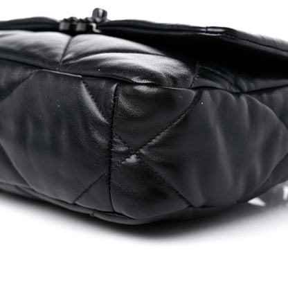 Chanel Lambskin Quilted Medium Chanel 19 Flap So Black 10 of 13
