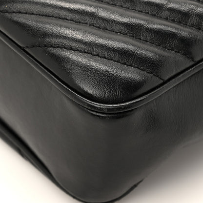 Saint Laurent Calfskin Matelasse Monogram Lou Camera Bag Black 17 of 17