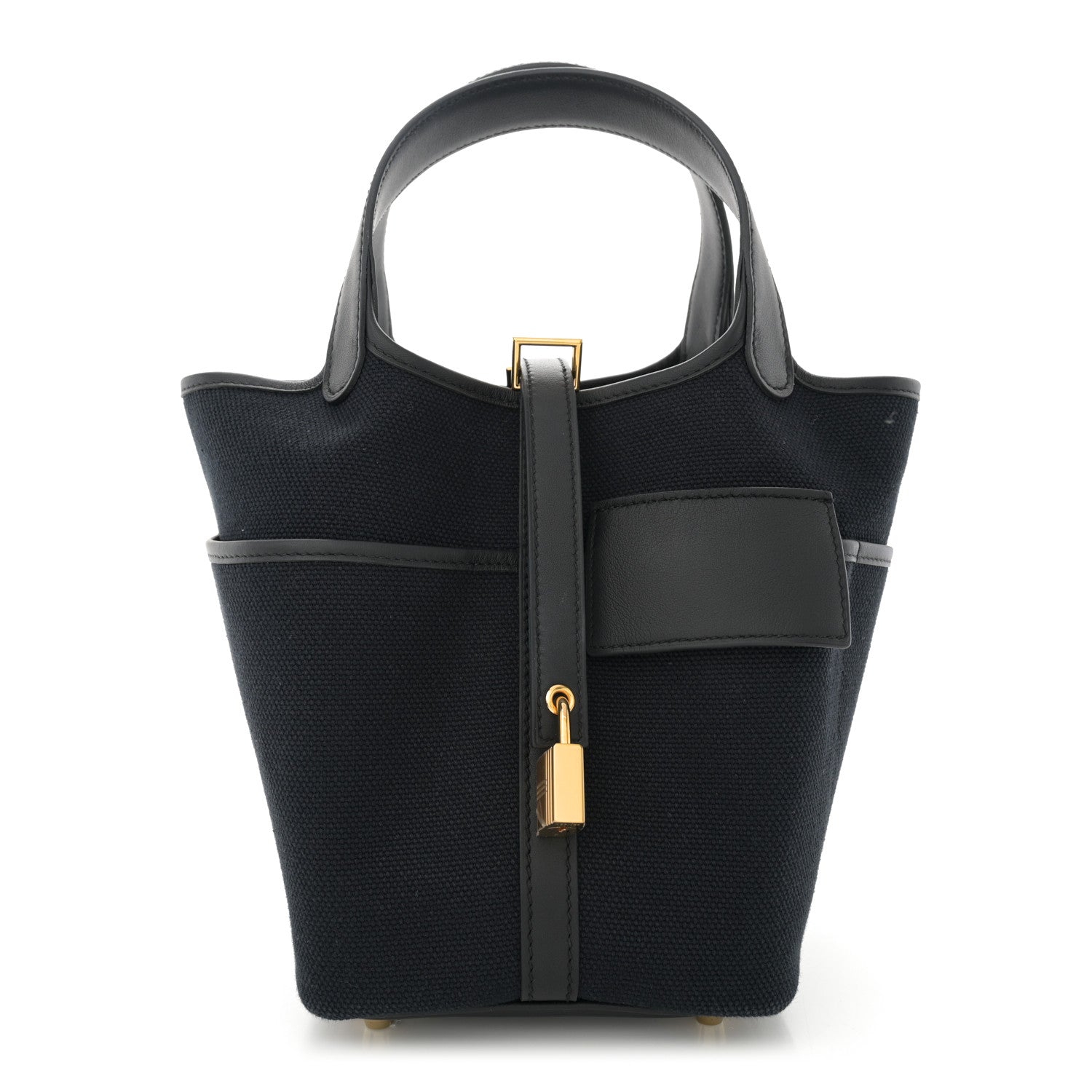 Hermes Toile Goeland Swift Cargo Picotin Lock 18 Caban Black 1 of 11