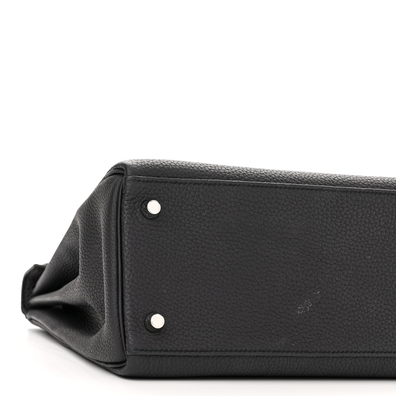 Hermes Togo Au Galop Kelly Retourne 28 Bleu Indigo Black Cuivre 9 of 12