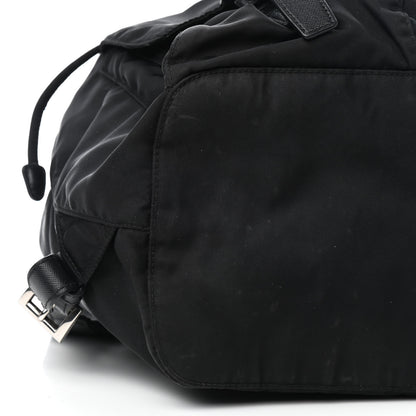 Prada Tessuto Nylon Saffiano Medium Backpack Black 7 of 8