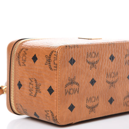 MCM Visetos Vanity Case Cognac 7 of 8
