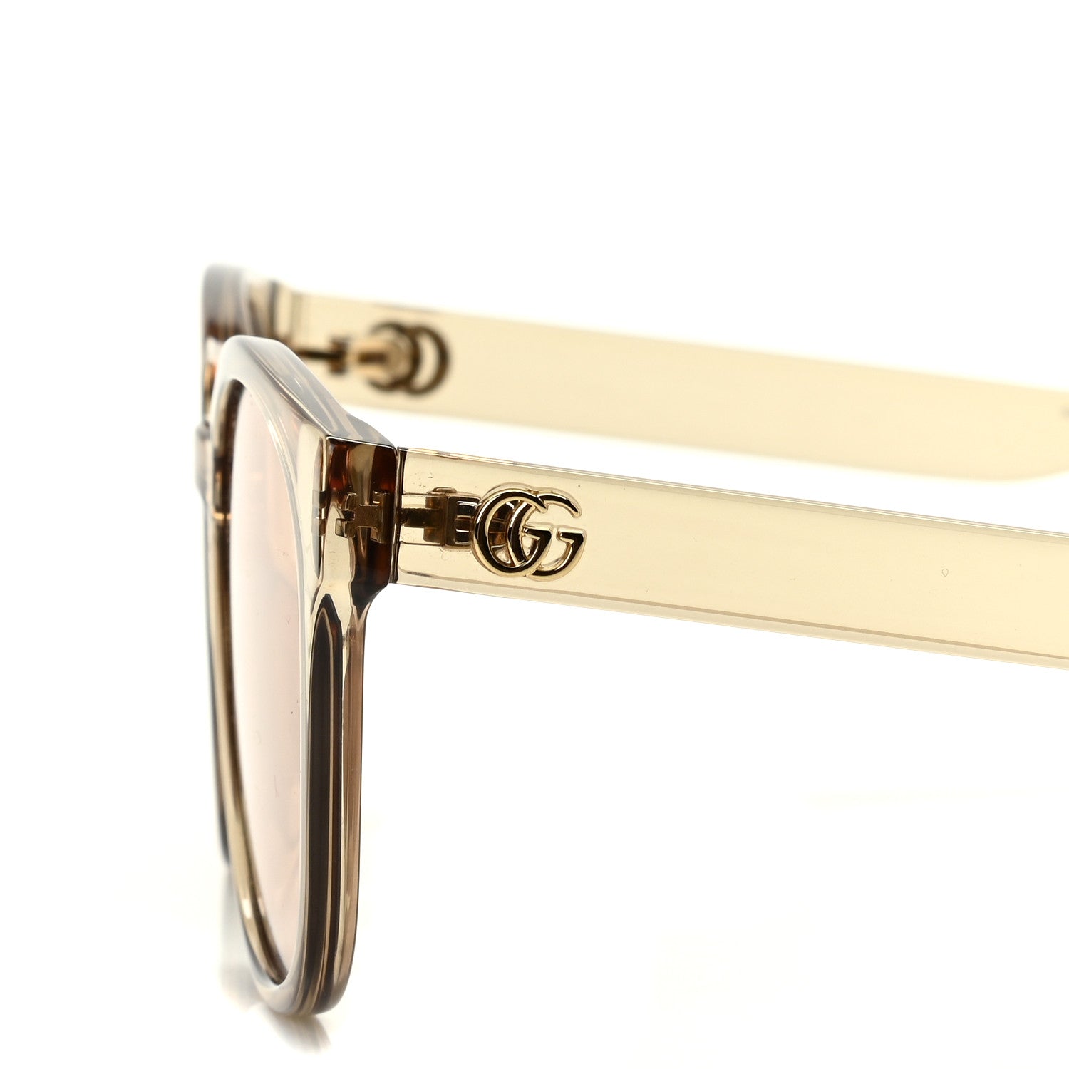 Gucci Acetate Round Sunglasses GG0855SK Green 4 of 7