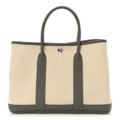 Hermes Toile Militaire Negonda Garden Party 30 TPM Beton Gris Meyer 1 of 8