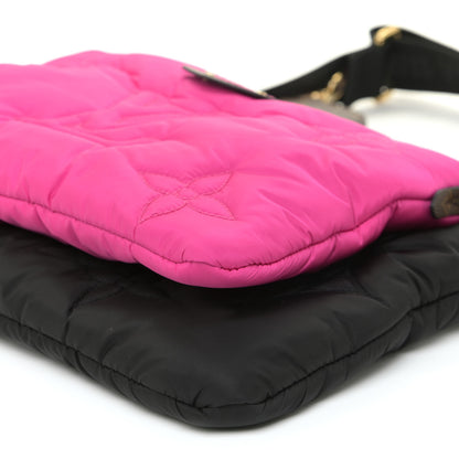 Louis Vuitton Econyl Monogram Pillow Maxi Multi Pochette Accessories Black Fuchsia 10 of 13