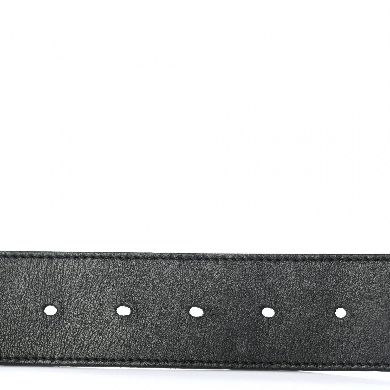 Gucci Moon Calfskin Nickel Double G 40mm Belt 85 34 Black 4 of 5