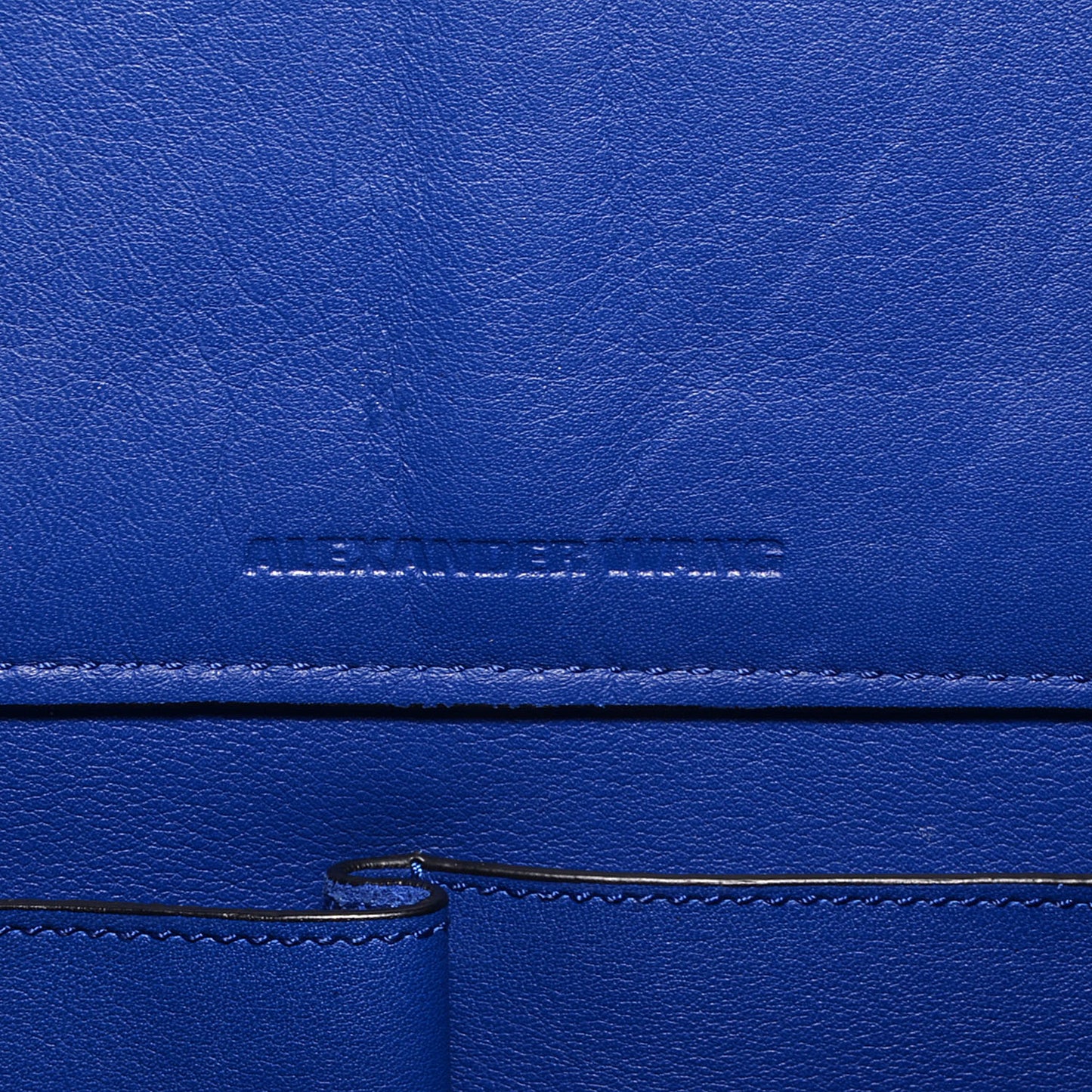 Leather Prisma Tote Azure