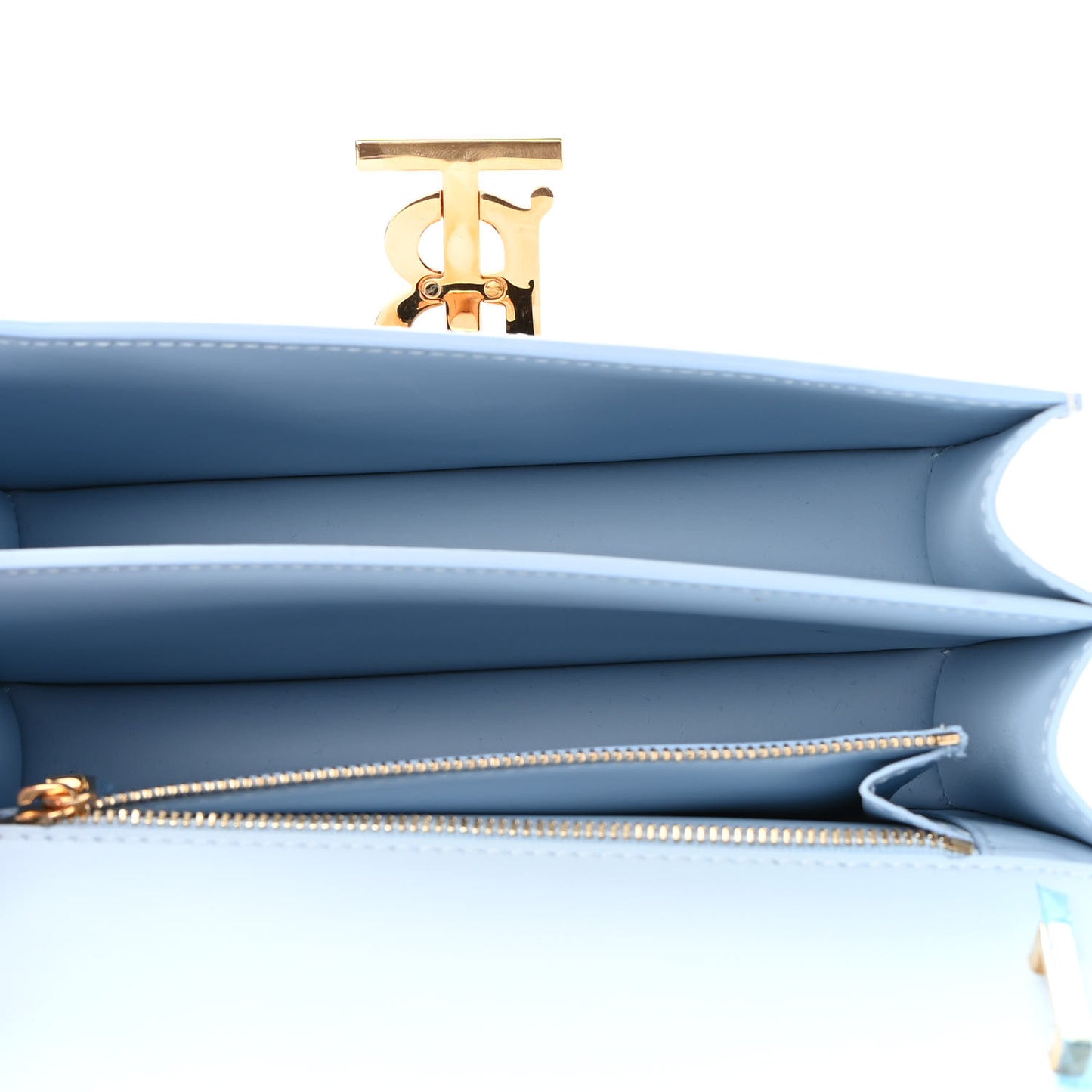 Calfskin Small TB Bag Pale Blue
