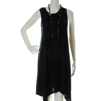 Chanel Bead CC Long Necklace Black Gold 2 of 4