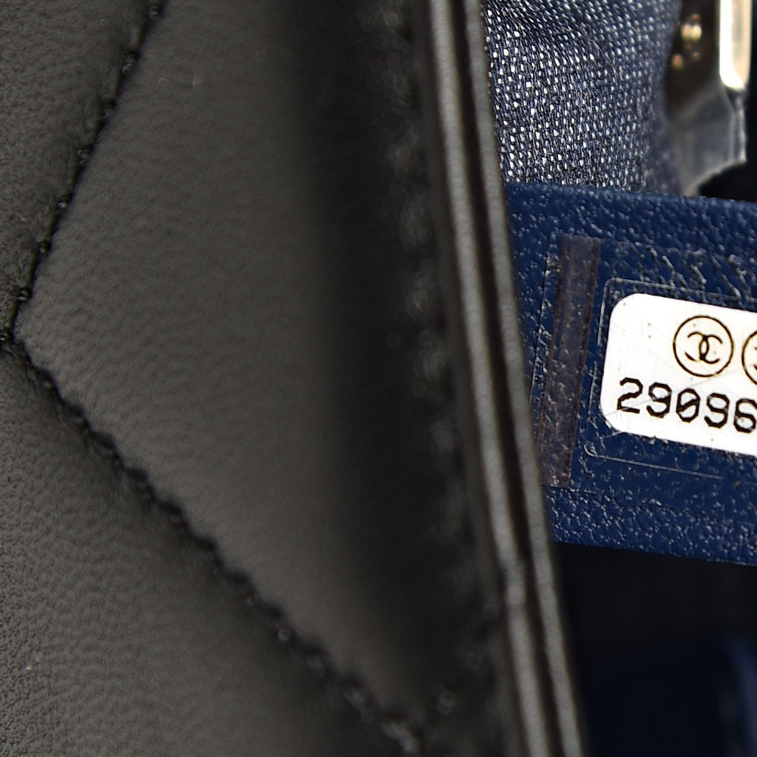 Chanel Lambskin Quilted Resin Bi-Color Chain Flap Bag Black 7 of 13