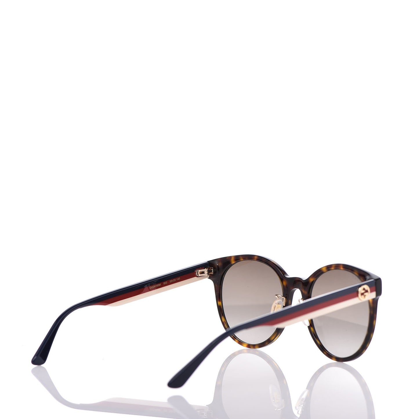 Acetate Round Eye GG Web Sunglasses GG0854SK Tortoise