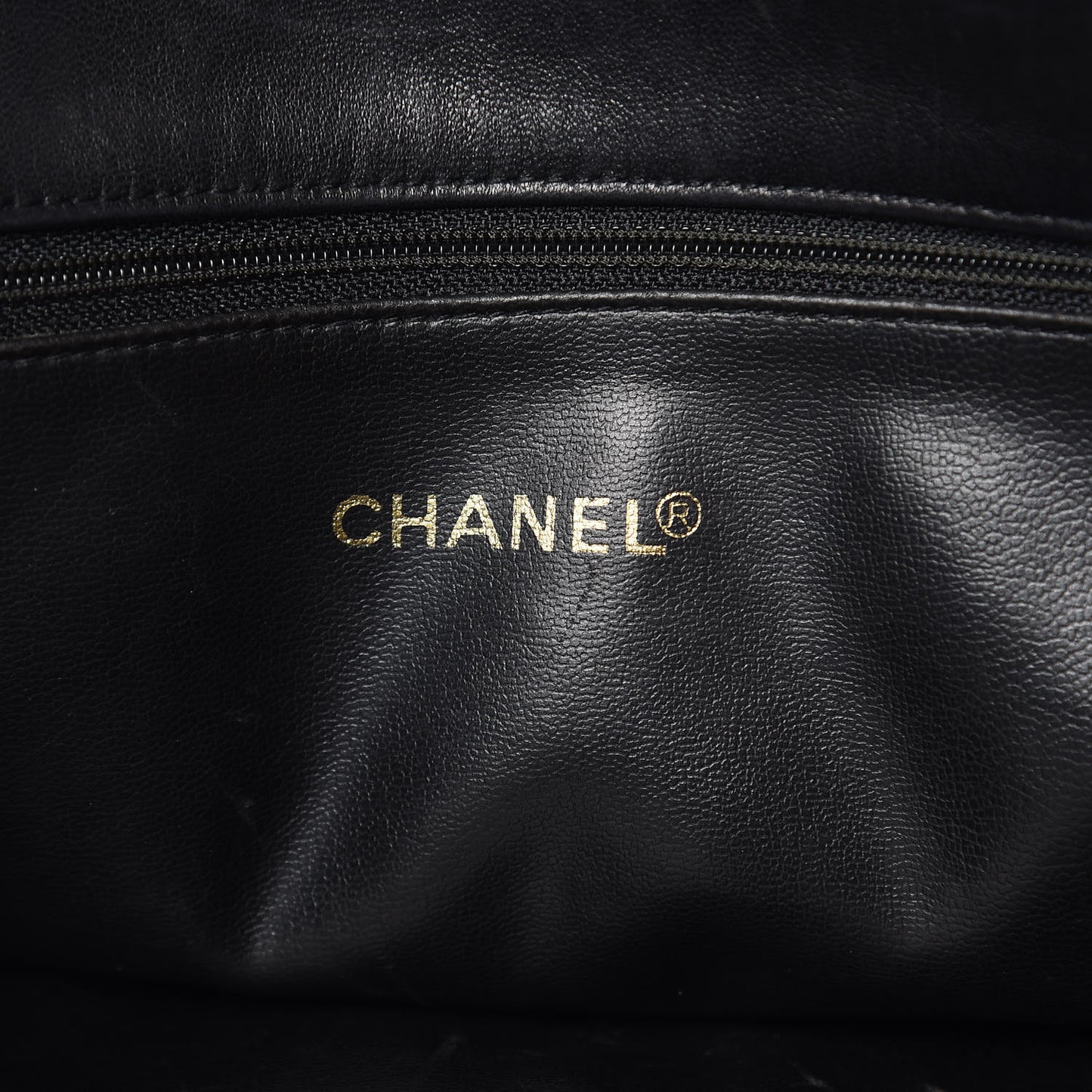 Lambskin Shopping Tote Black