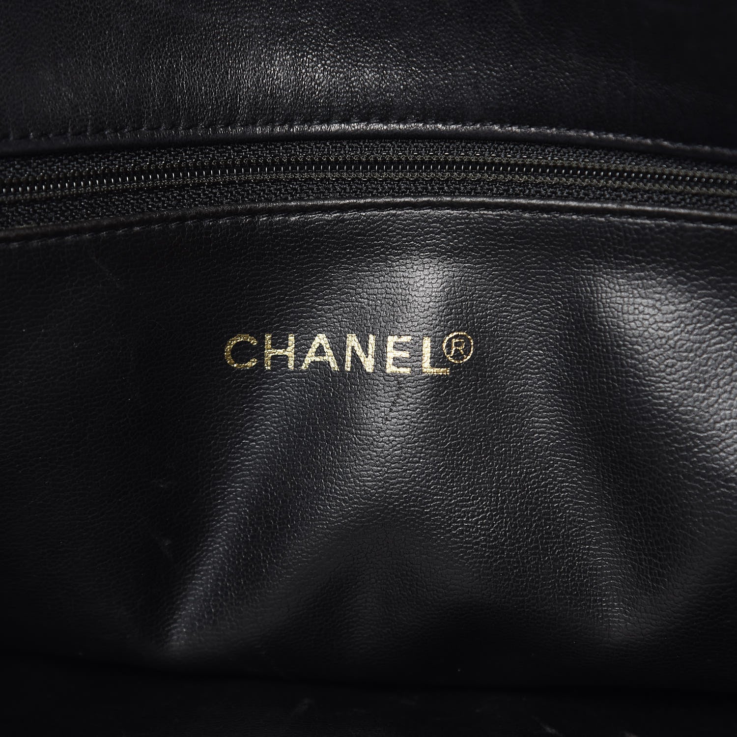 Chanel Lambskin Shopping Tote Black 6 of 21