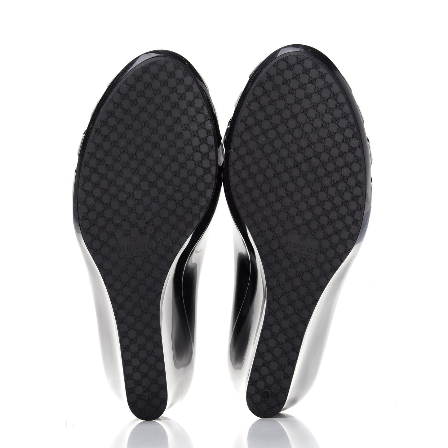 Rubber Jelly Marola Wedges 39 Black