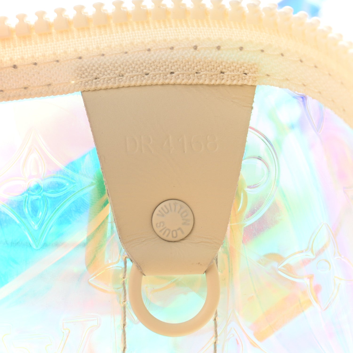 Louis Vuitton PVC Monogram Keepall Bandouliere 50 Iridescent Prism 6 of 11