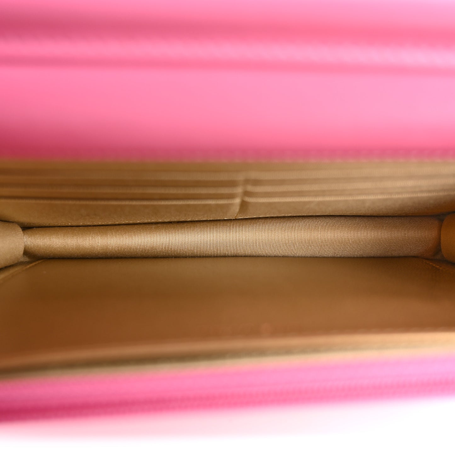 Lambskin Quilted CC Pearl Crush Wallet on Chain WOC Pink