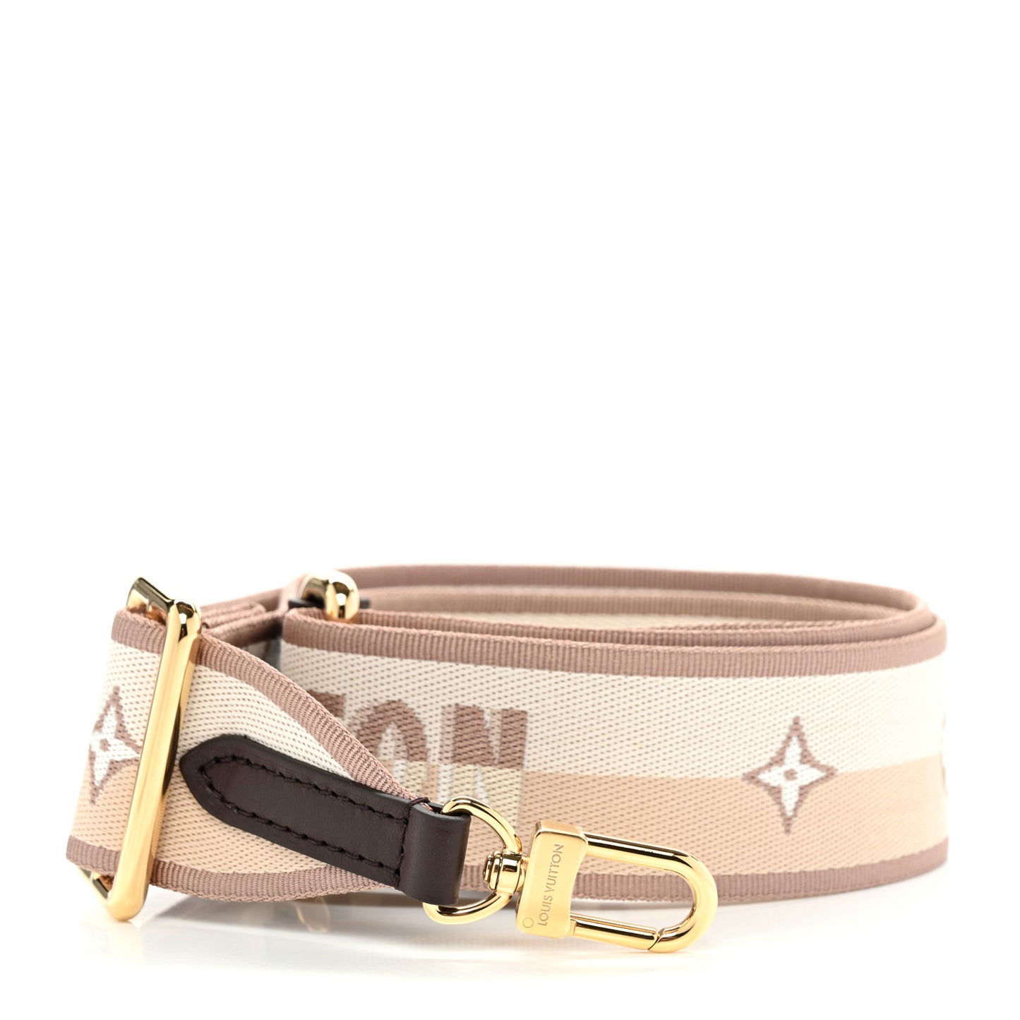 Jacquard Speedy Bandouliere 20 Shoulder Strap Beige Brown