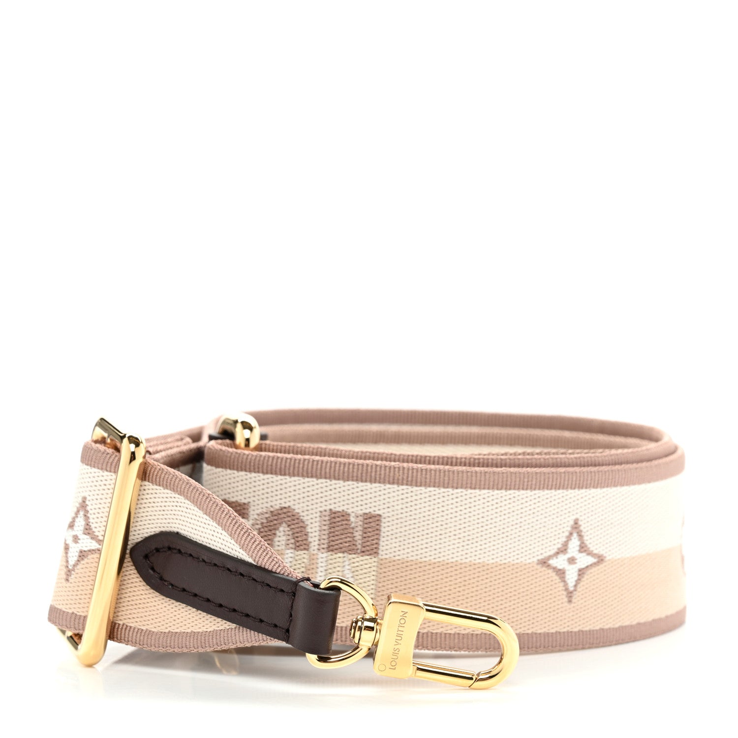 Louis Vuitton Jacquard Speedy Bandouliere 20 Shoulder Strap Beige Brown 1 of 4