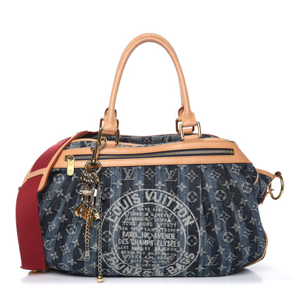 Louis Vuitton Denim Raye Cabas GM 1 of 17