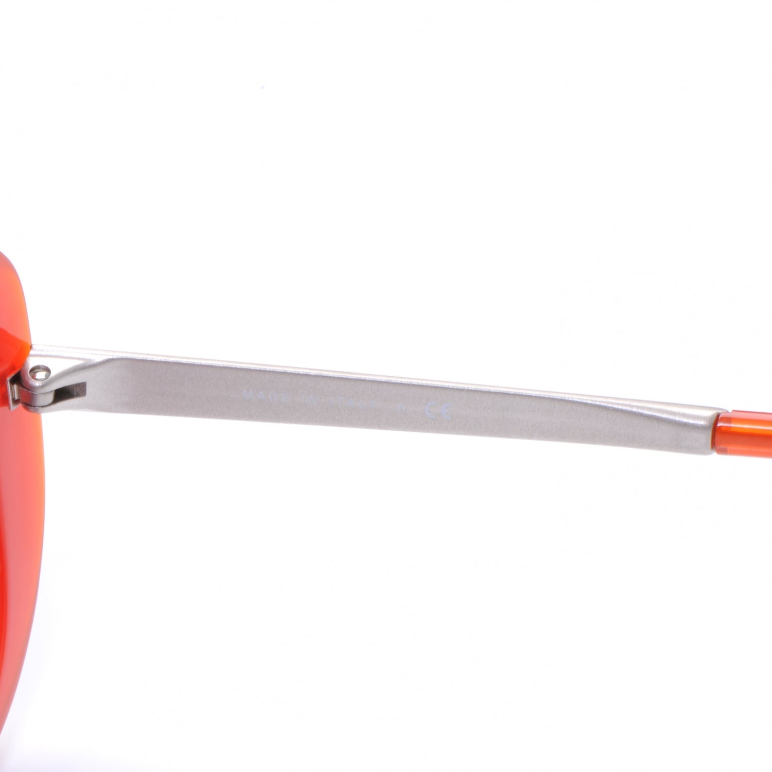 Chanel Oversized Frame Sunglasses Orange 6045 4 of 4