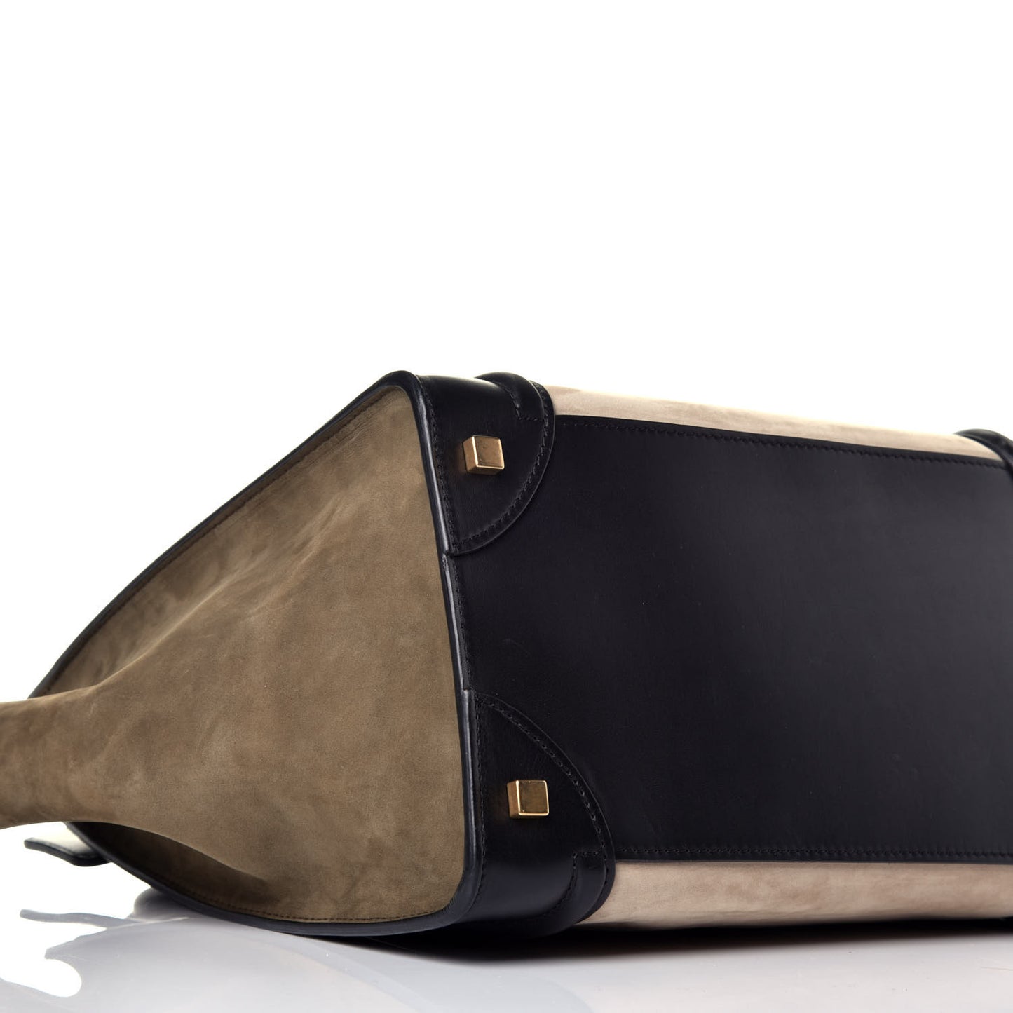 Nubuck Smooth Calfskin Mini Tri-Color Luggag