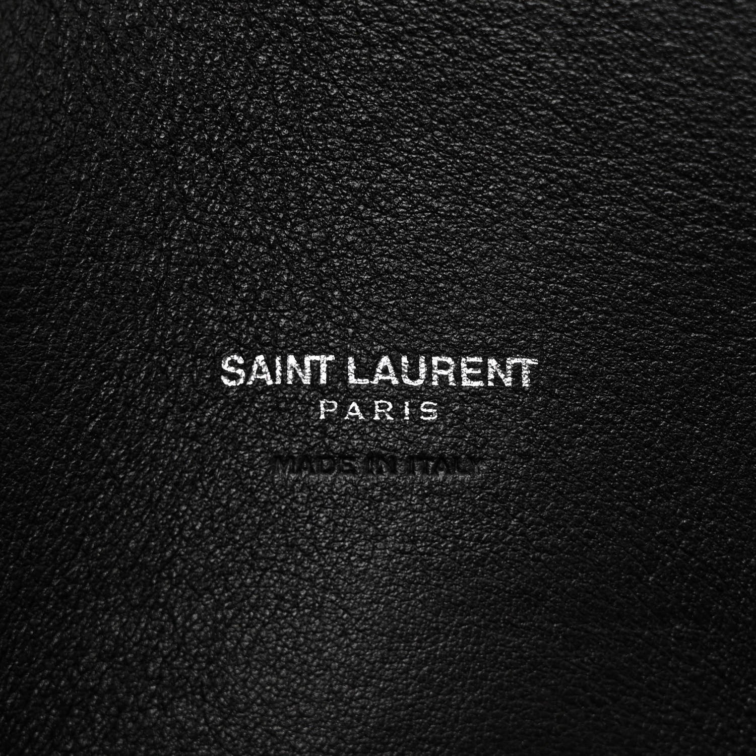 Saint Laurent Calfskin Snake Skin Small Sac De Jour Black 5 of 9
