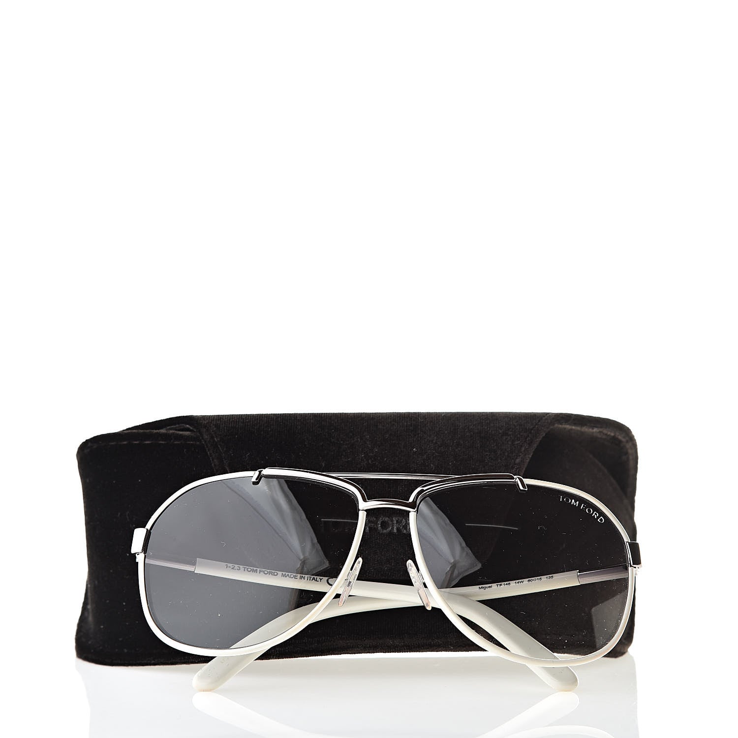 Tom Ford Miguel Sunglasses TF148 White 8 of 8
