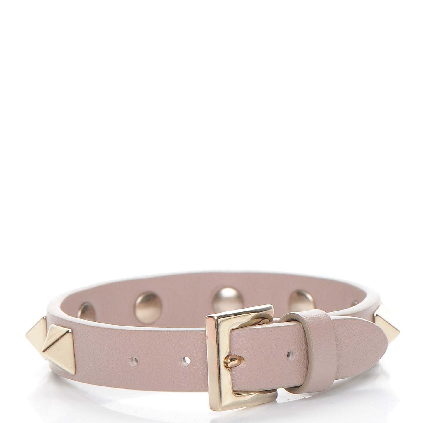 Vitello Rockstud Bracelet Blush