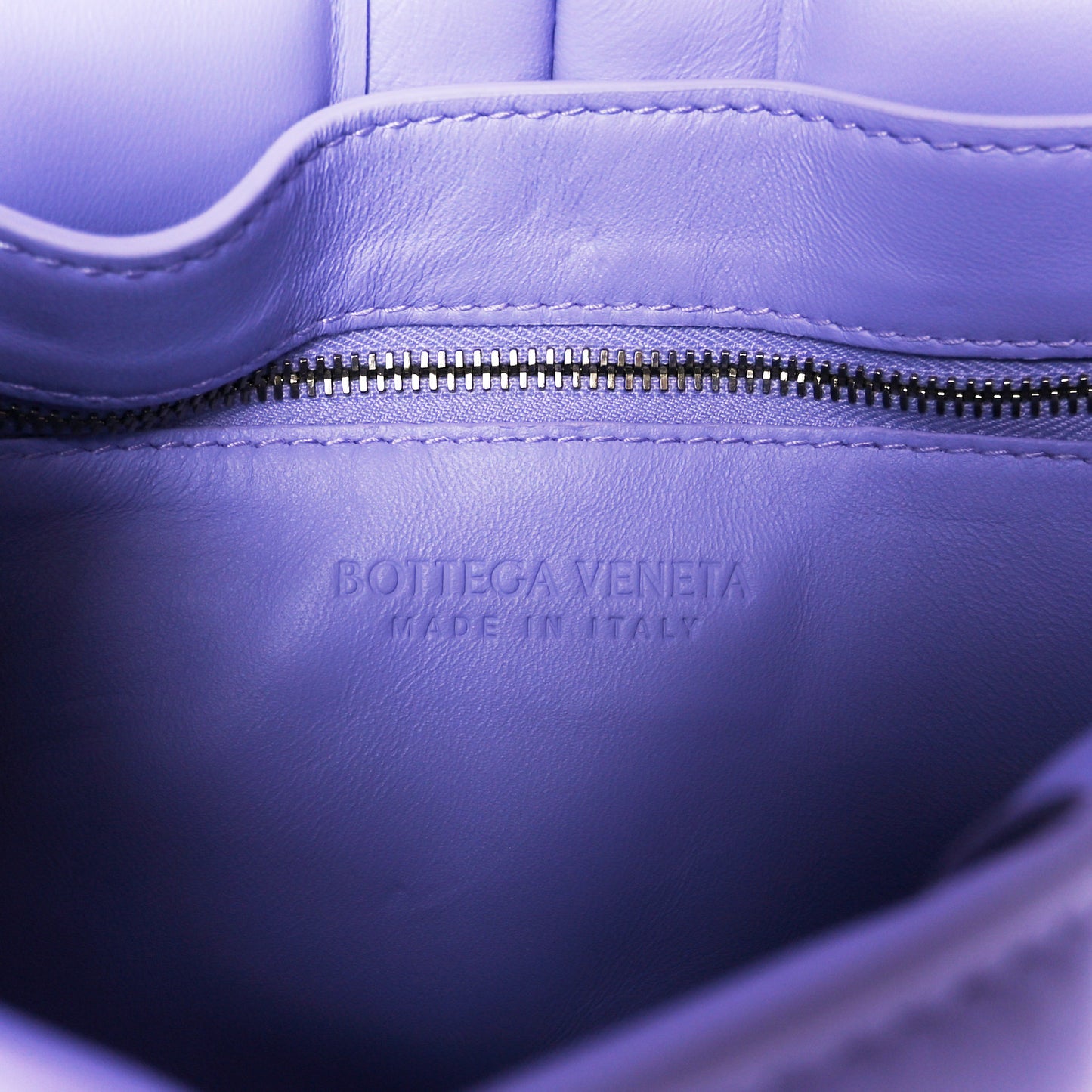 Nappa Maxi Intreccio Padded Cassette Crossbody Bag Wisteria