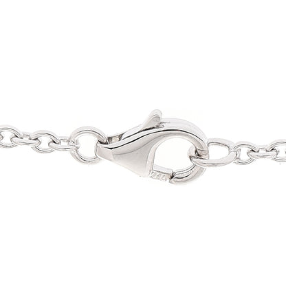 Cartier 18K White Gold Interlocking LOVE Necklace 5 of 6