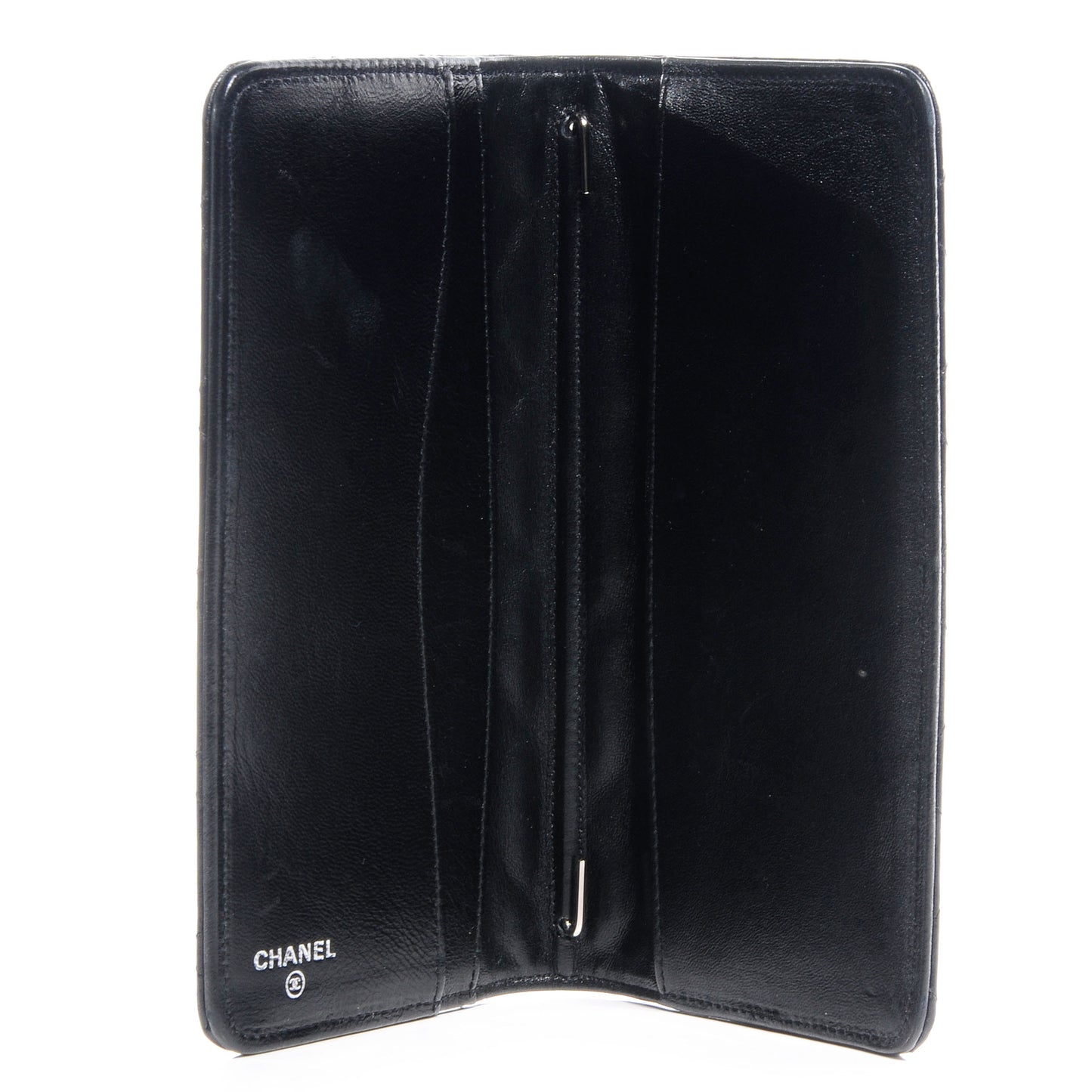 Lambskin Medium Agenda Cover Black