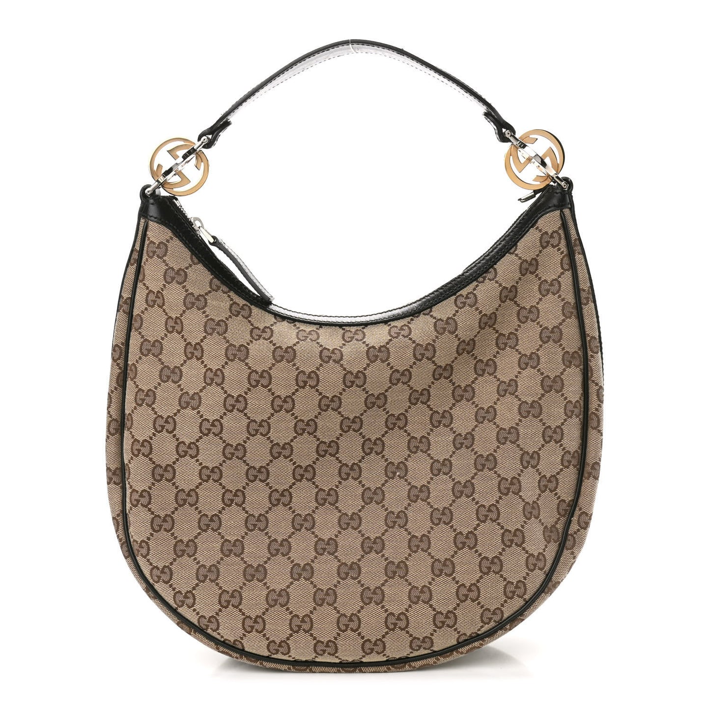 Monogram Medium GG Twins Hobo Black