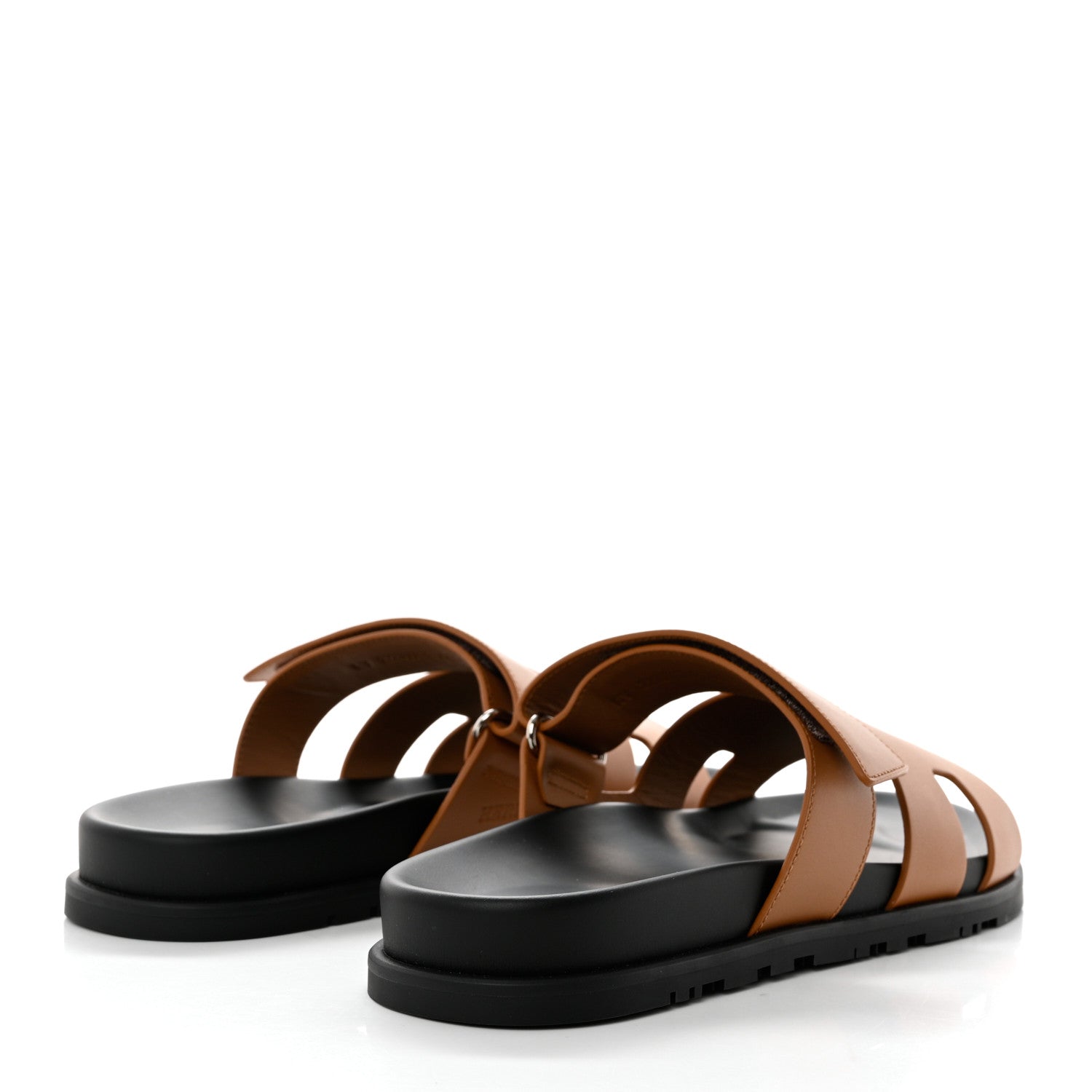 Hermes Calfskin Mens Chypre Sandals 44.5 Naturel 4 of 9