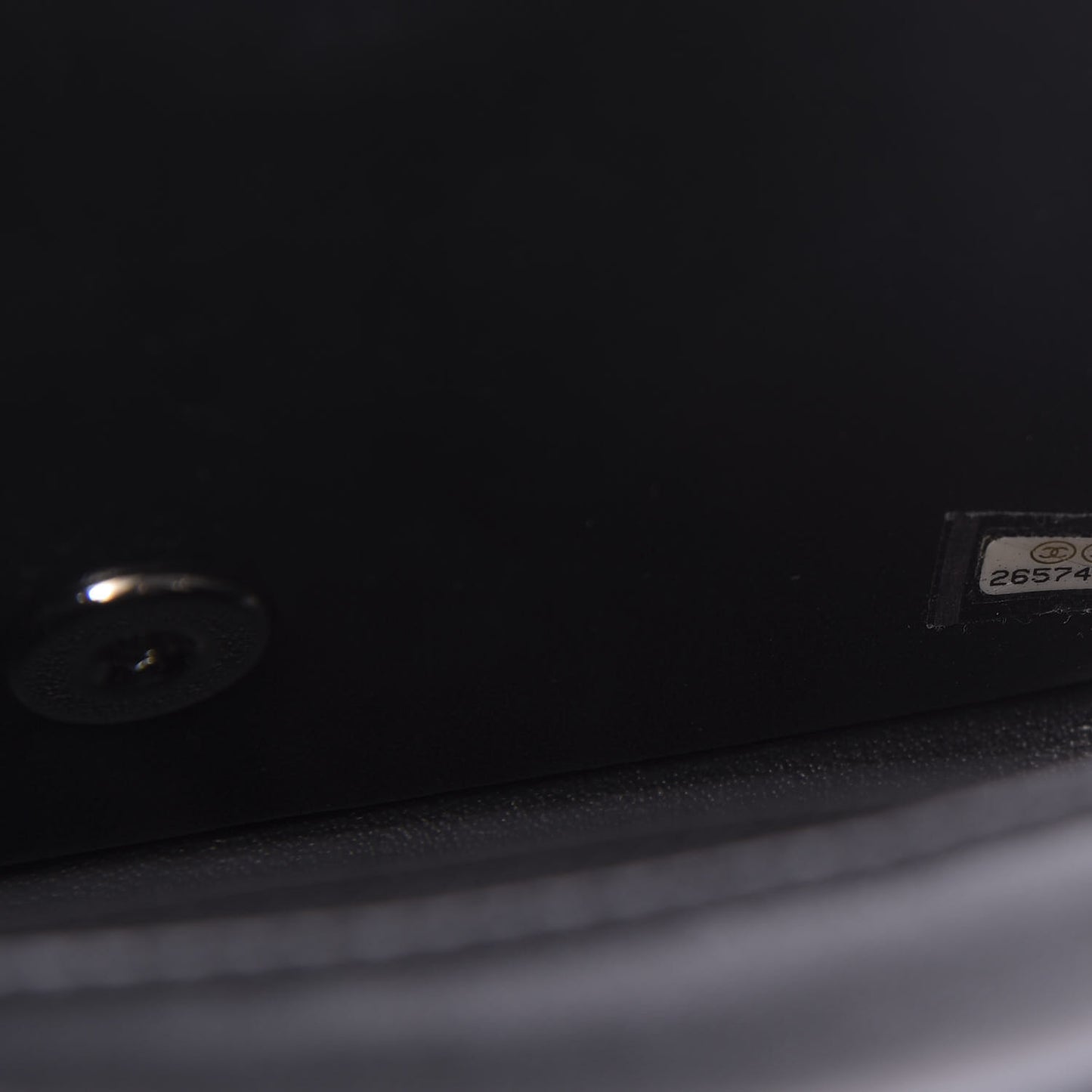 Lambskin Quilted Mini Square Flap Black