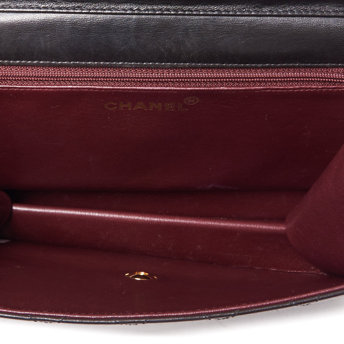 Chanel Lambskin Quilted Small Single Flap Black 4 of 9