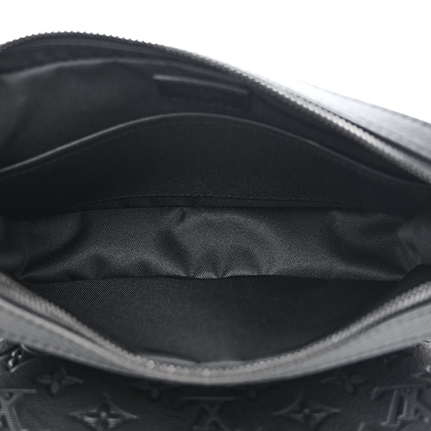 Calfskin Monogram Shadow Trio Messenger Black