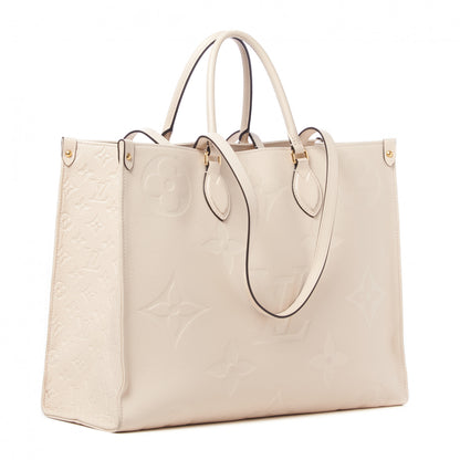Louis Vuitton Empreinte Monogram Giant Onthego GM Creme 2 of 7