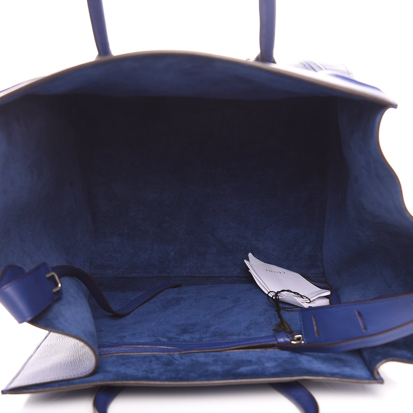 Supple Calfskin Medium Phantom Luggage Indigo