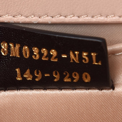 Fendi Snakeskin Mini Rush Clutch Blush 7 of 8