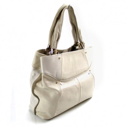 Saint Laurent Chevre Ritz Tote Ivory 3 of 12