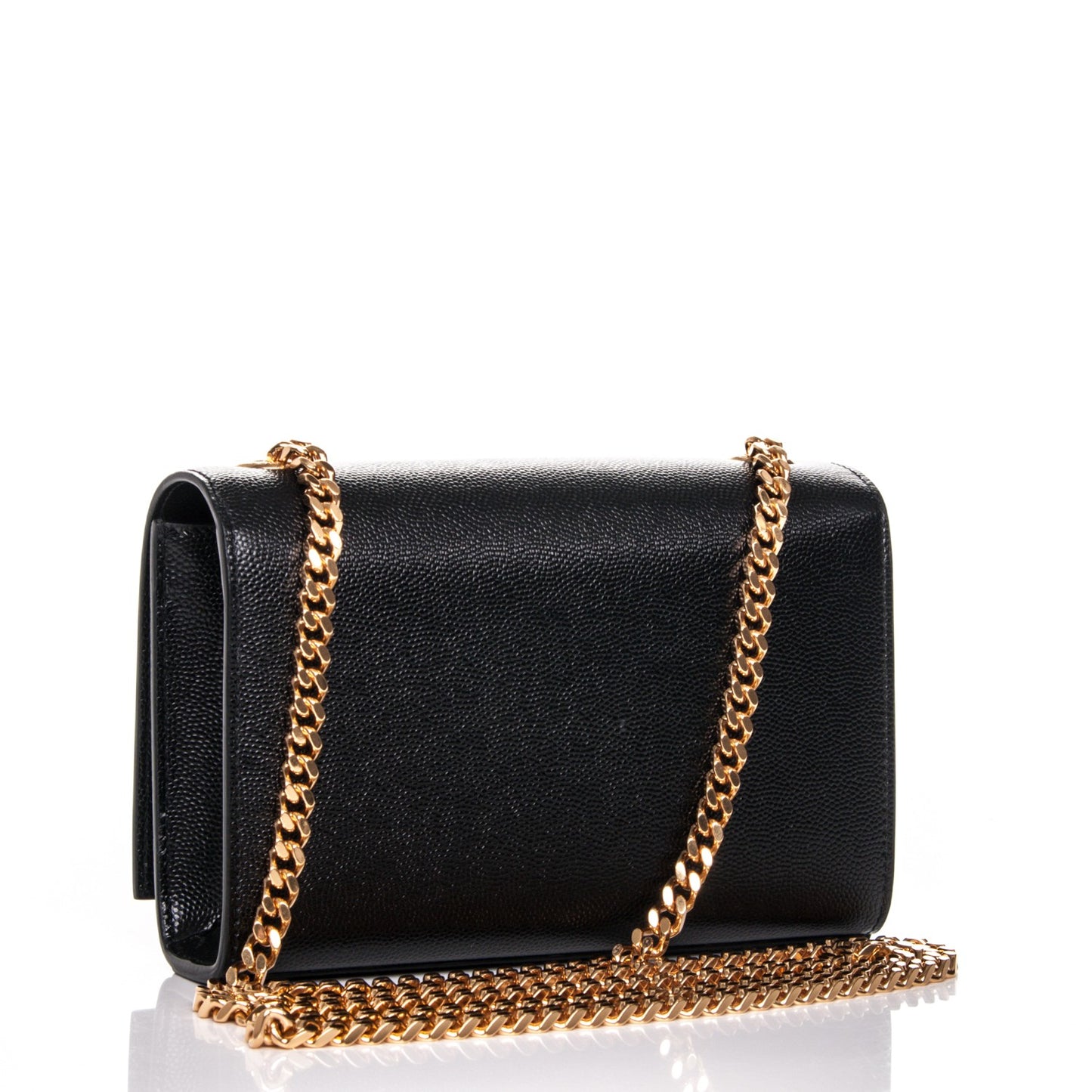 Grain De Poudre Small Monogram Kate Satchel Black