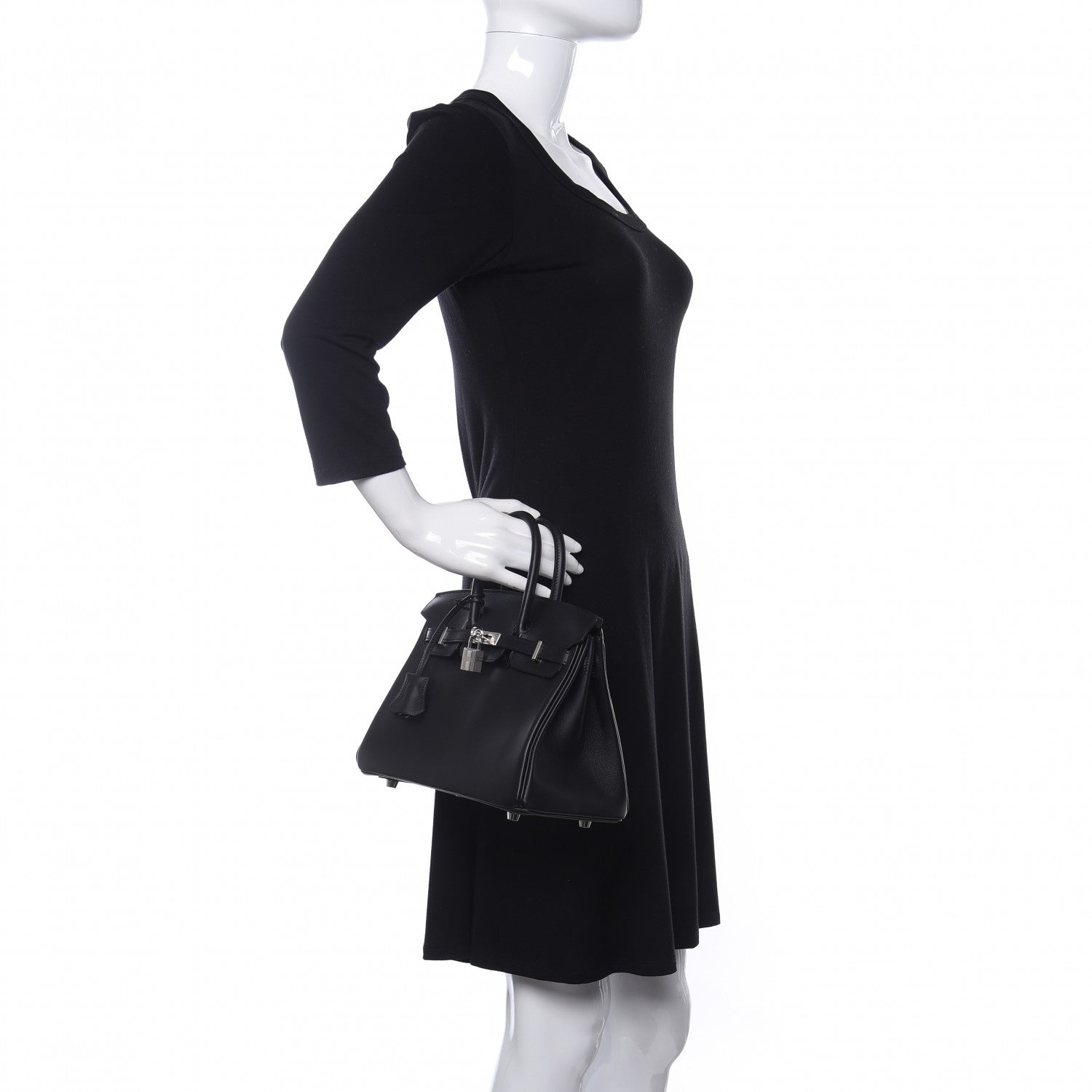 Hermes Swift Birkin 25 Black 2 of 36